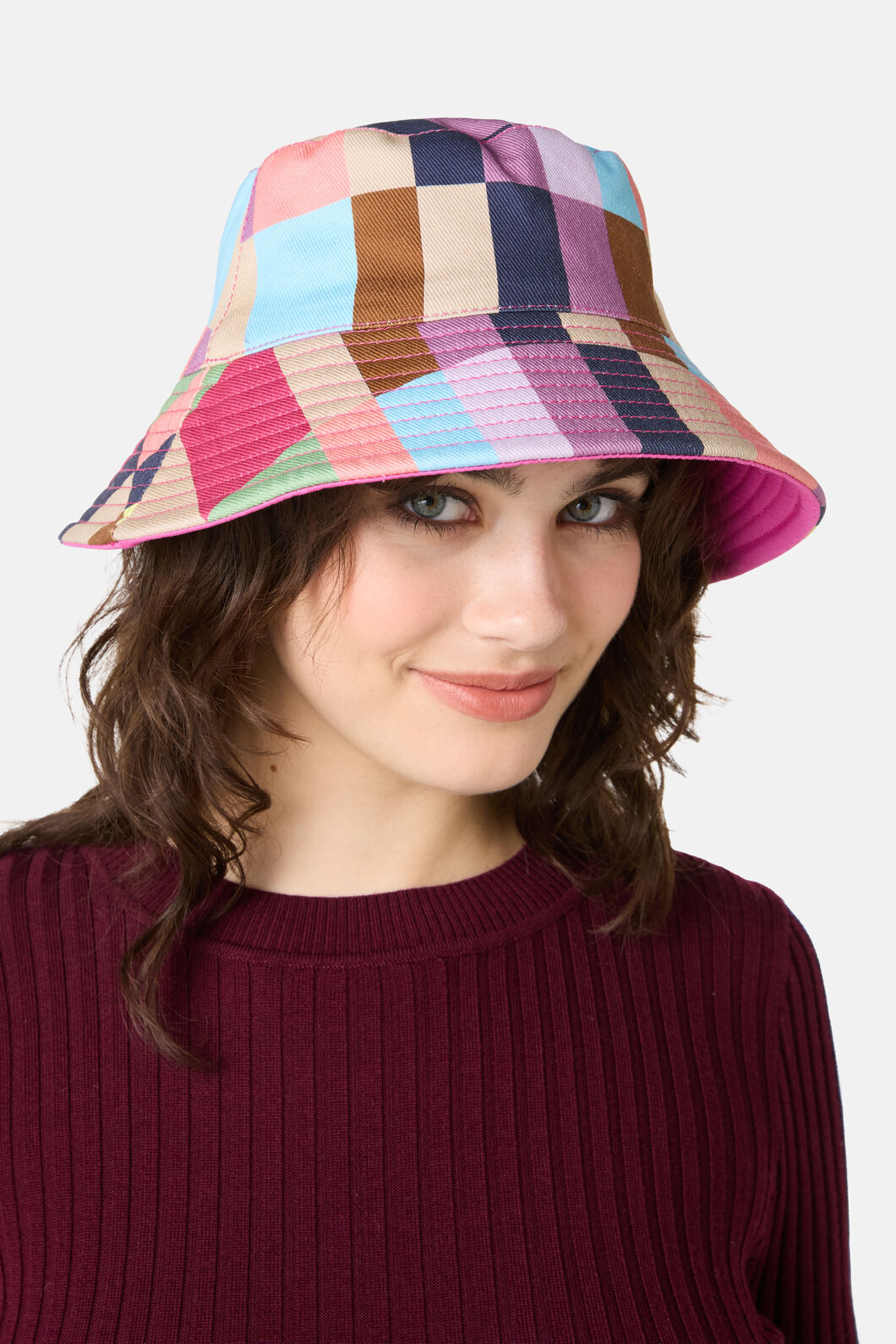 Gorman - Arty Check Bucket Hat - multi