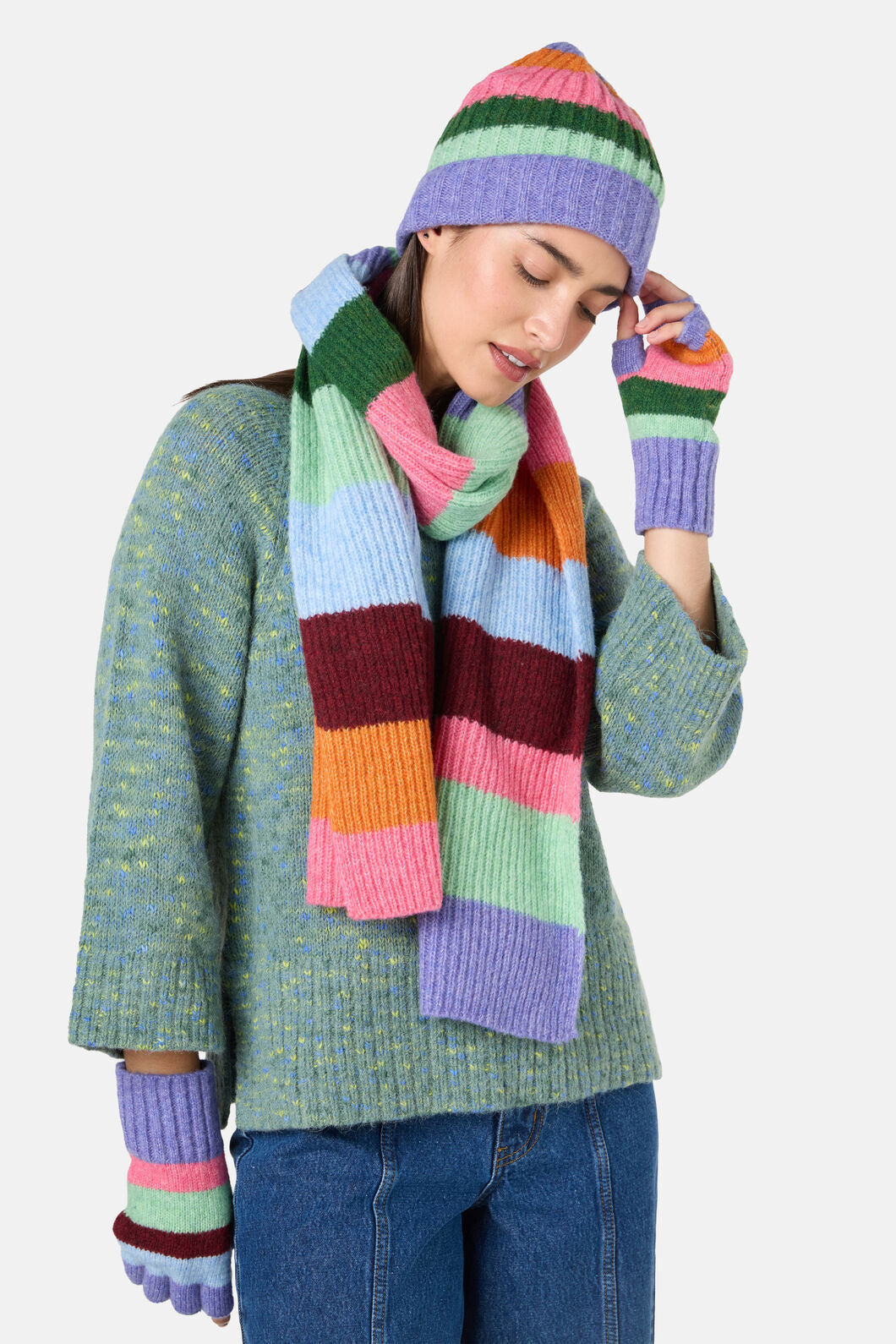 Gorman - Palette Pop Beanie - stripe
