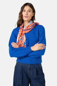 Gorman - Garden Table Square Scarf - print