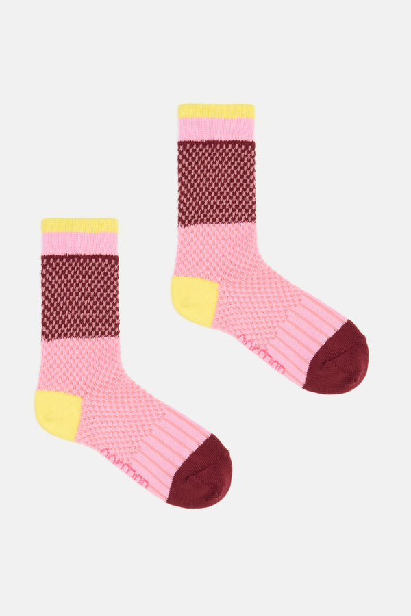 Gorman - Candice Wool Sock Pink - multi