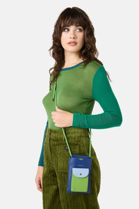 Gorman - Peony Colour Block Phone Bag - multi