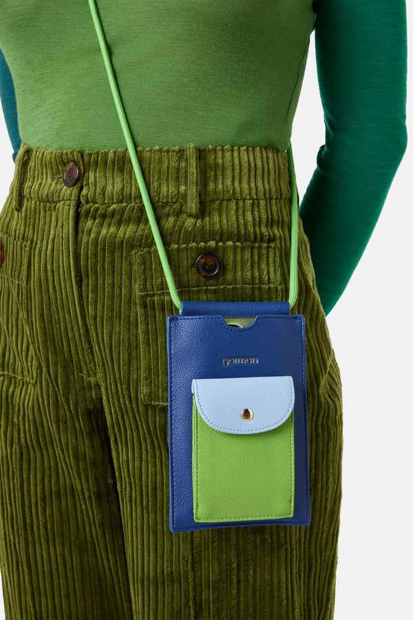 Gorman - Peony Colour Block Phone Bag - multi