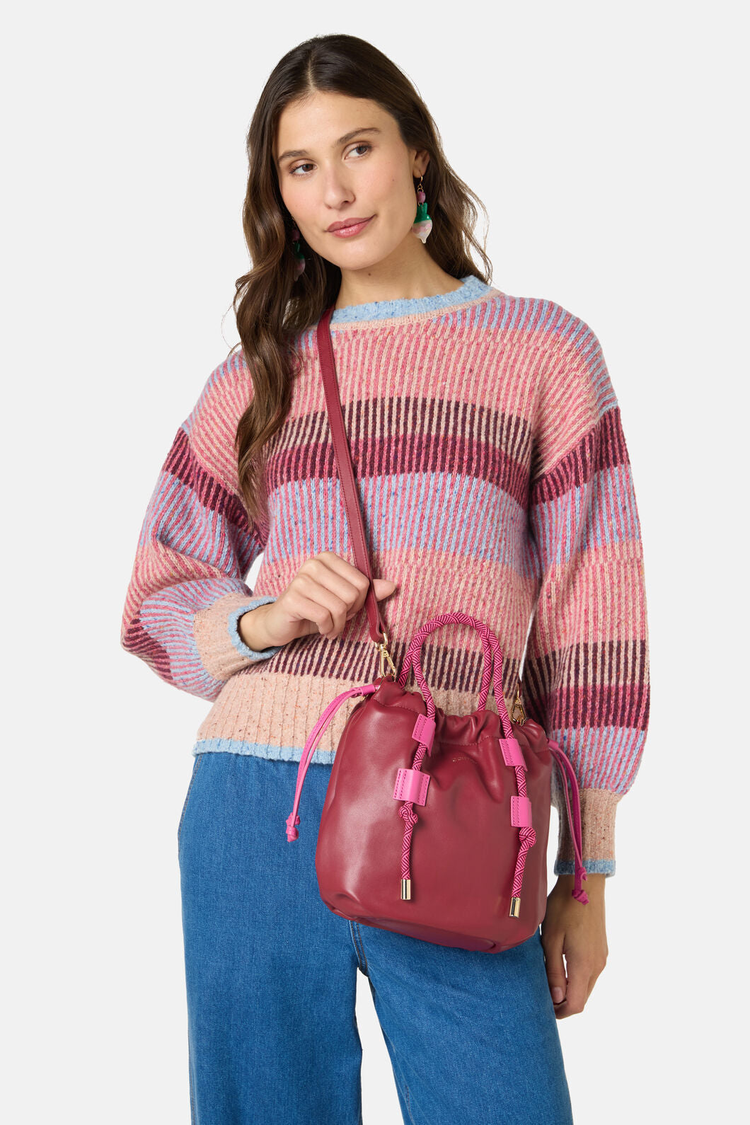 Gorman - Carmel Crossbody Maroon - maroon