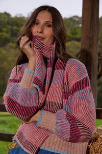 Gorman - Patch Pals Check Scarf - multi