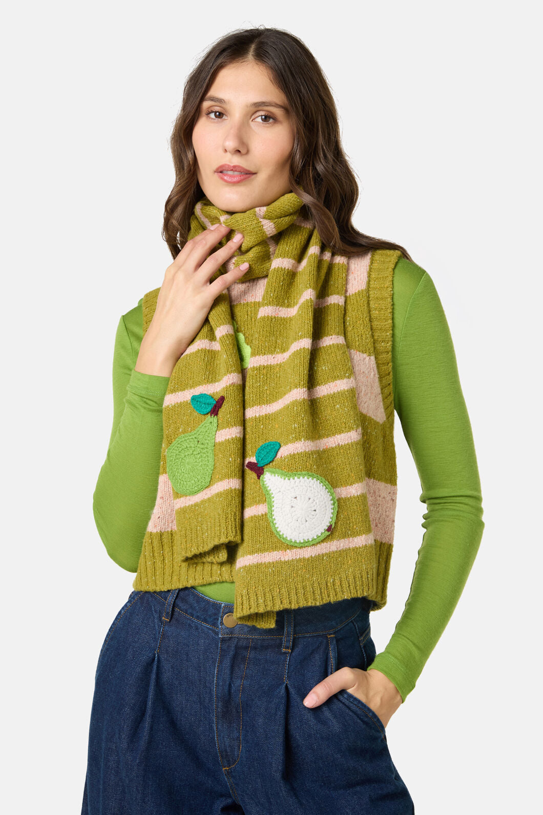 Gorman - Paired Pear Scarf - multi