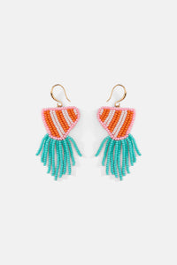 Gorman - Agate Beaded Earrings - multi