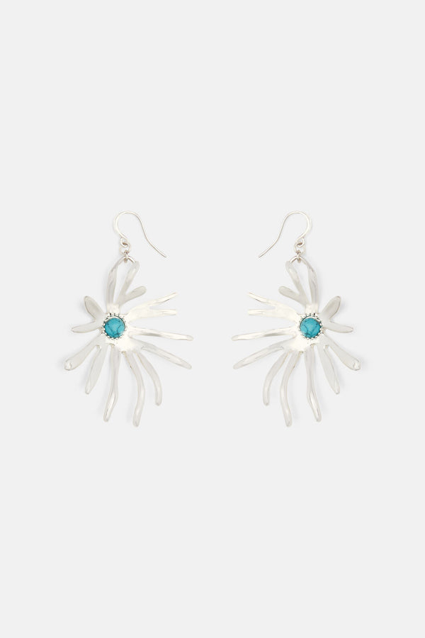 Gorman - Desert Flower Earrings - silver