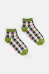 Gorman - Gillian Gingham Ankle Sock - print