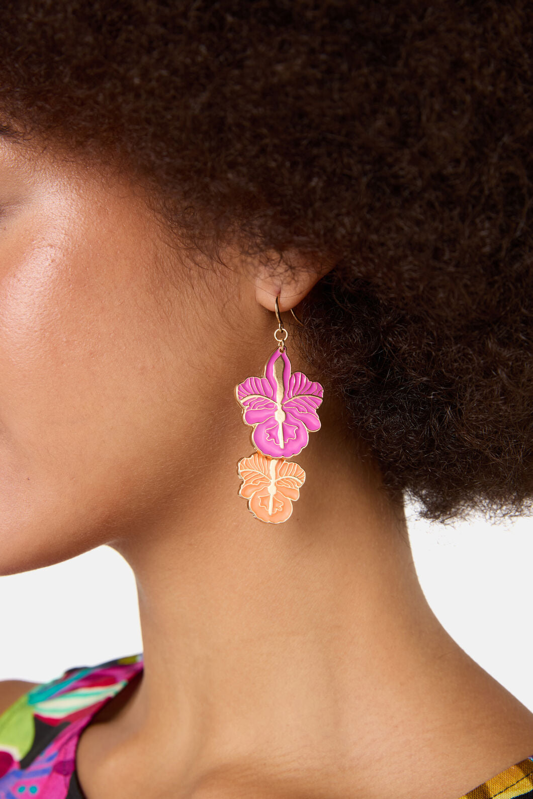 Gorman - Orchid Drop Earrings - multi