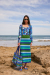 Gorman - Blueprint Waves Beach Tote - print