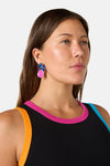 Gorman - Paper Poetry Earrings - multi