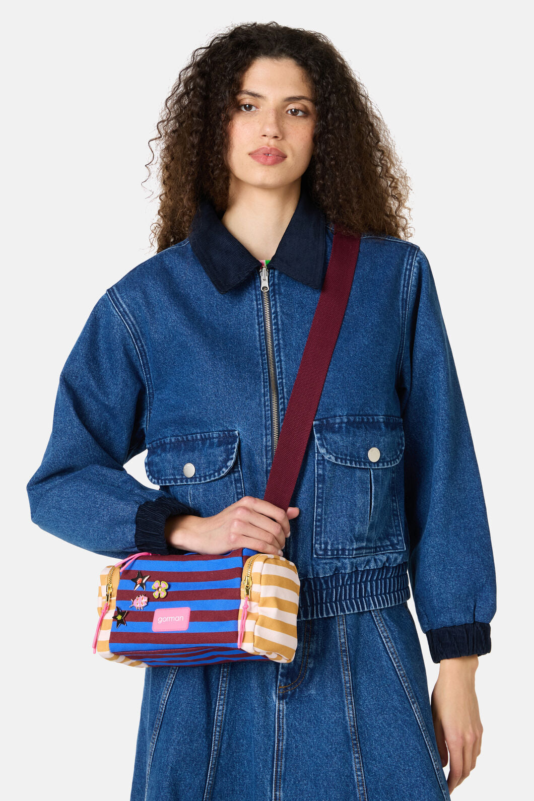 Gorman - Ballet Stripe Crossbody Bag - multi