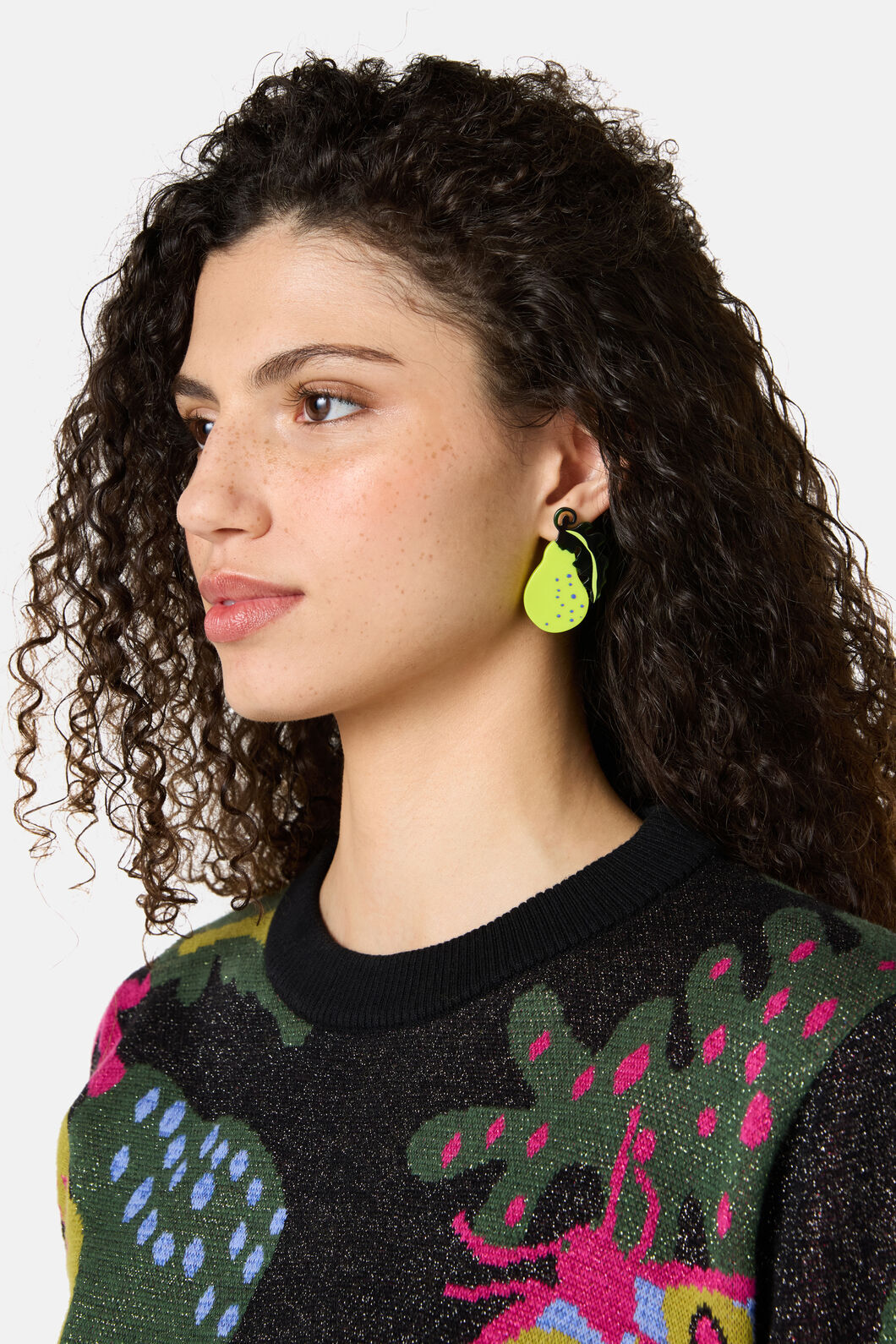 Gorman - Paired Pear Earrings - multi