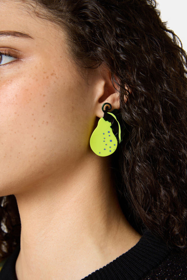 Gorman - Paired Pear Earrings - multi