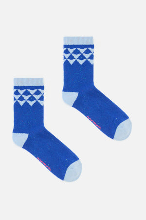Gorman - Betsy Wool Socks Blue - blue