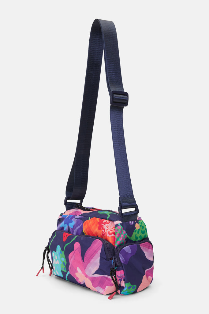 Floral Croc Shoulder Bag Black – Gorman