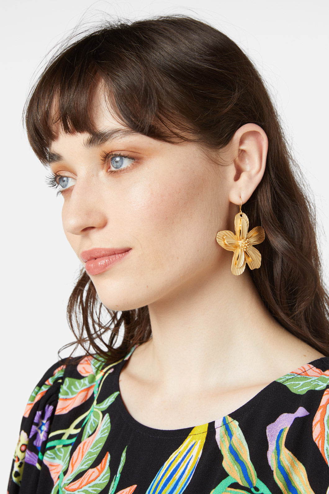 Gorman - Petal Dance Gold Earrings - gold