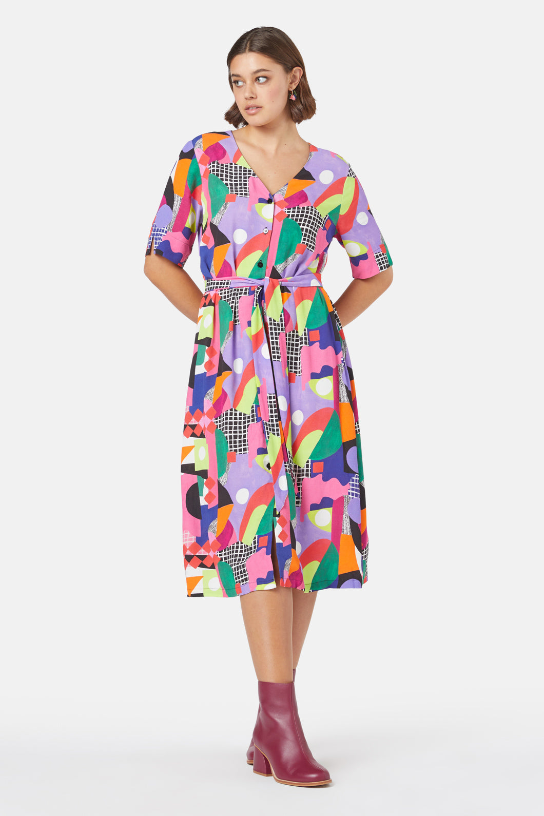 Gorman - Tales Of Tiles Long Dress - print