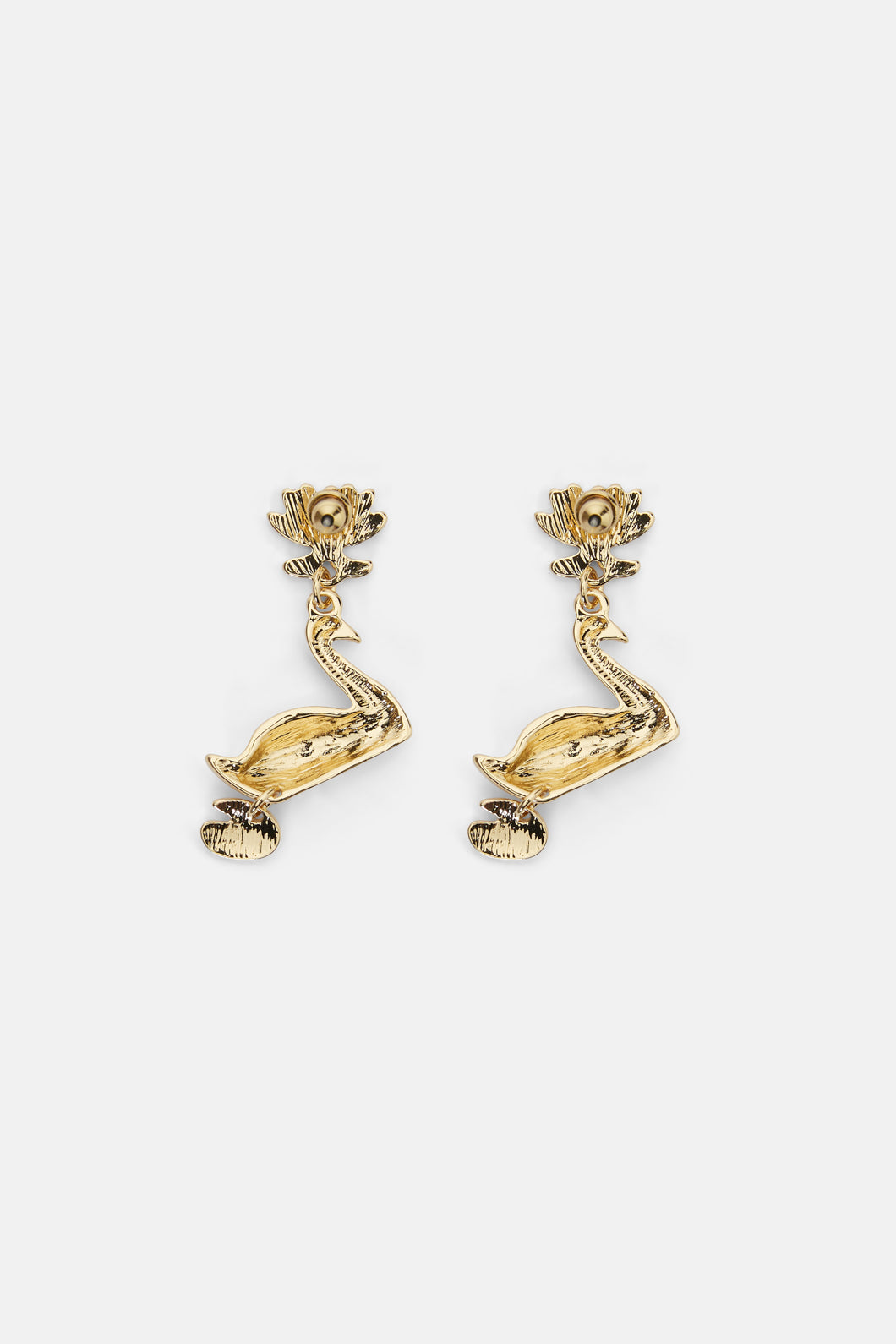 Gorman - Golden Swan Earrings - gold