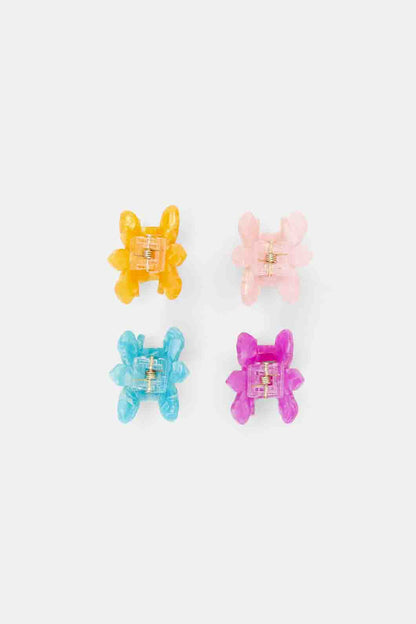Gorman - Anamalia Orchid Mini Hair Claw Set 4 - multi