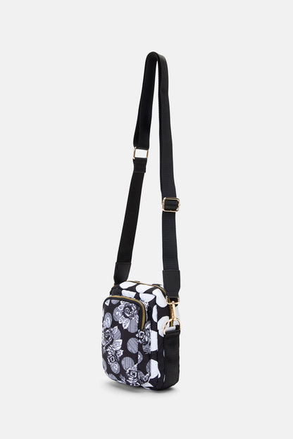 Gorman - Spotless Flower Crossbody Bag - black-white