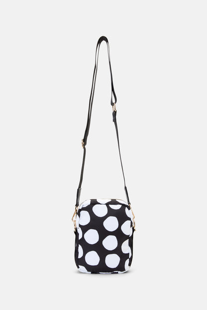 Gorman - Spotless Flower Crossbody Bag - black-white