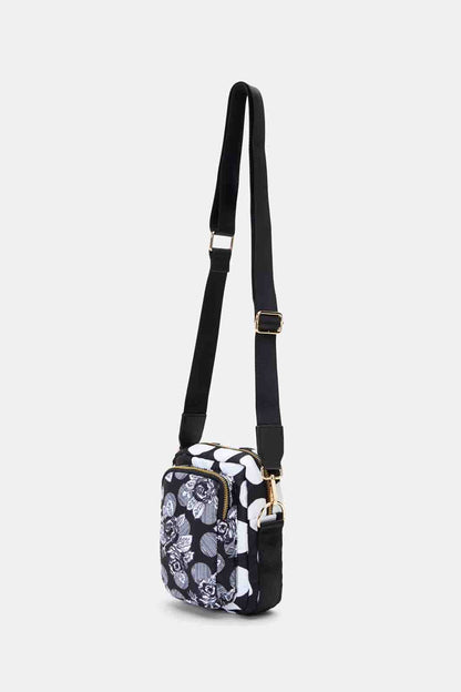 Gorman - Spotless Flower Crossbody Bag - black-white