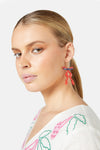 Gorman - Red Ribbon Earrings - multi