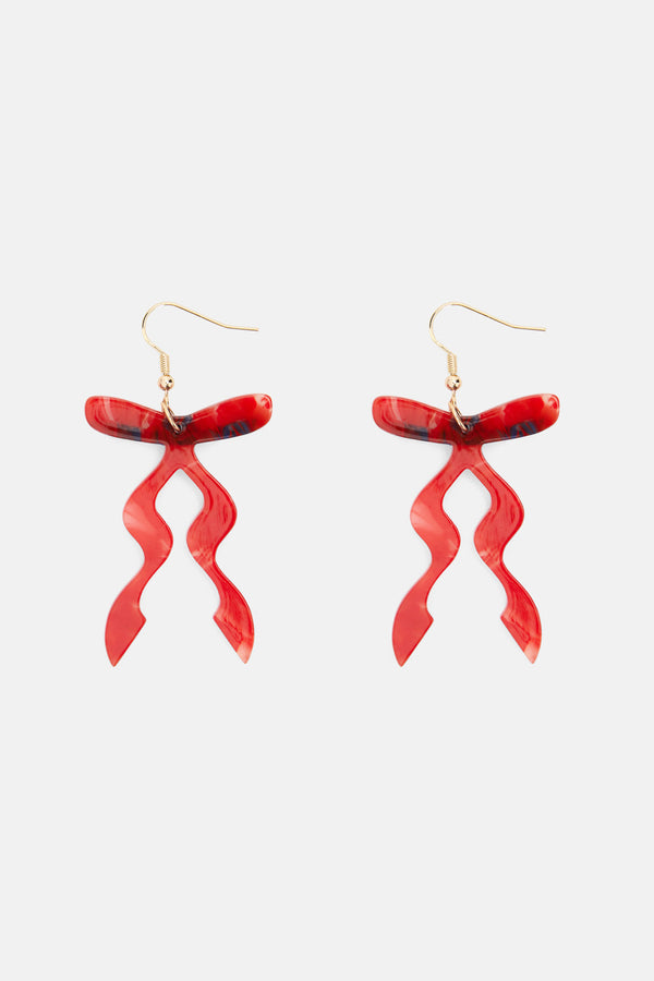 Gorman - Red Ribbon Earrings - multi