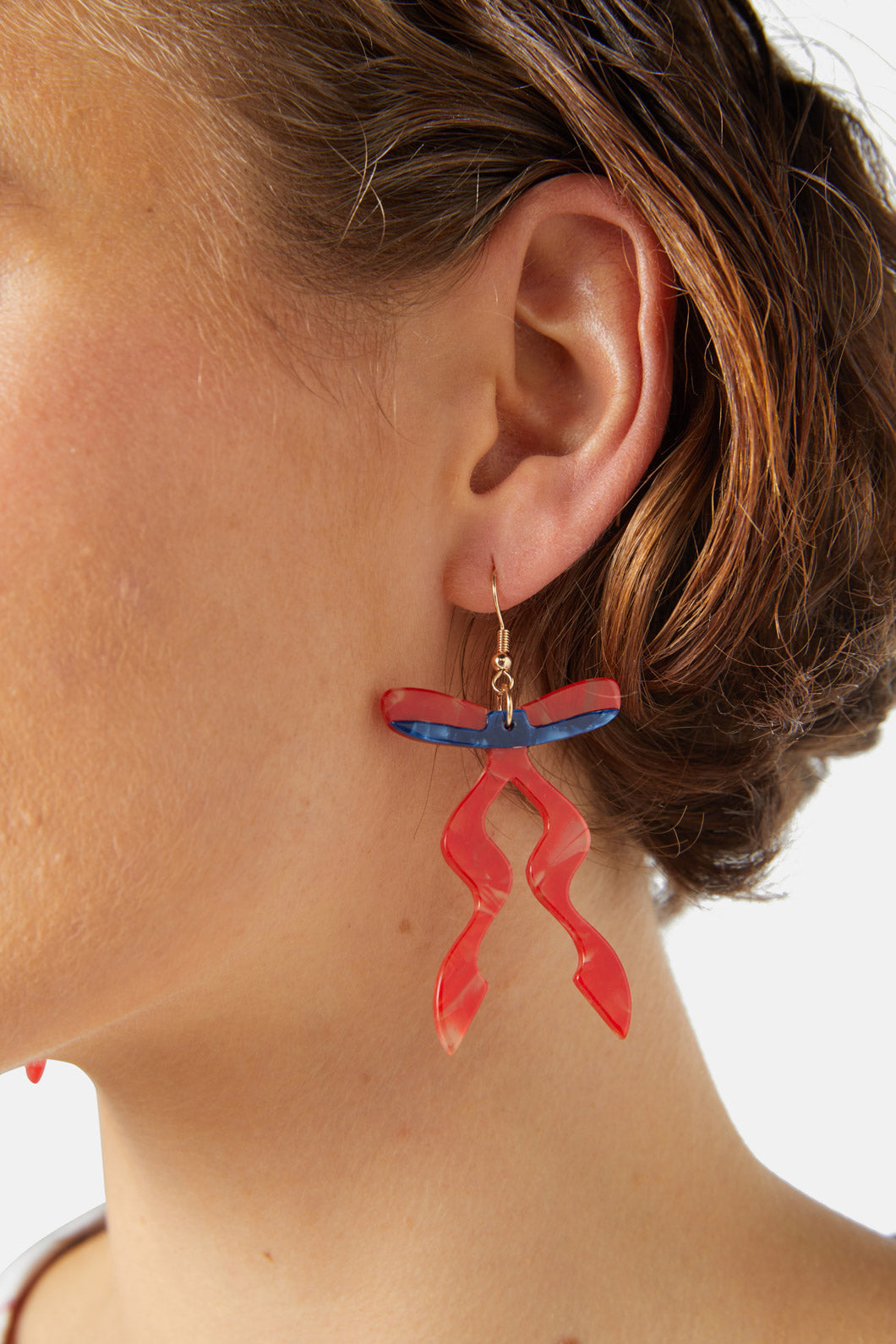 Red Ribbon Earrings – Gorman