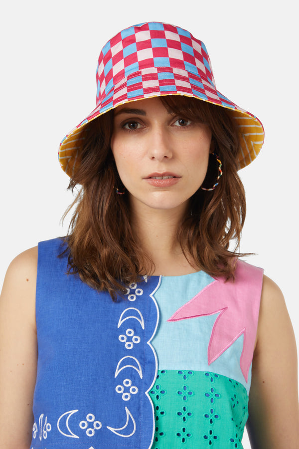 Gorman - Gingham Bucket Hat - print