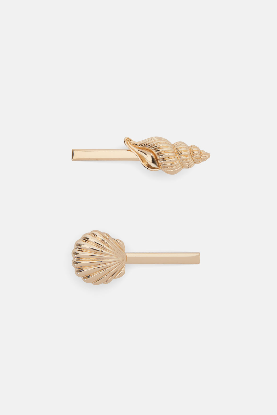 Gorman - Sea Shell Hair Clips 2 - gold