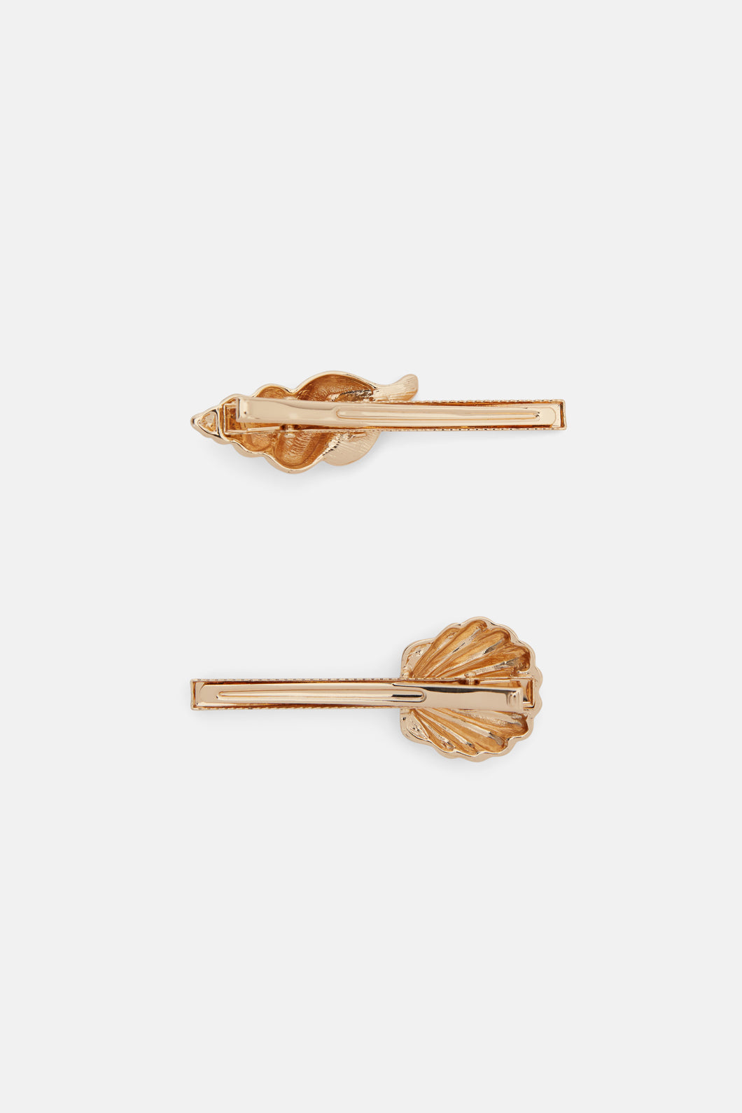 Gorman - Sea Shell Hair Clips 2 - gold