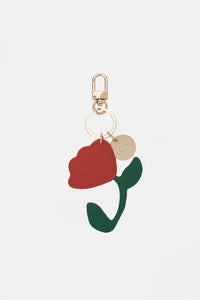 Gorman - Red Flower Key Ring - multi