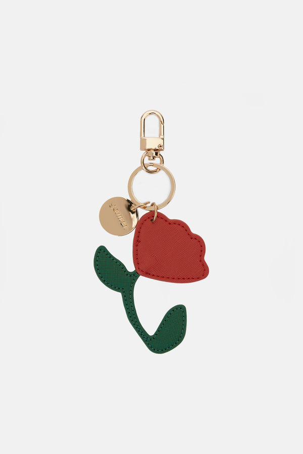 Gorman - Red Flower Key Ring - multi