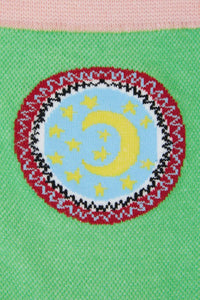 Gorman - Green Plate Mesh Sock - multi