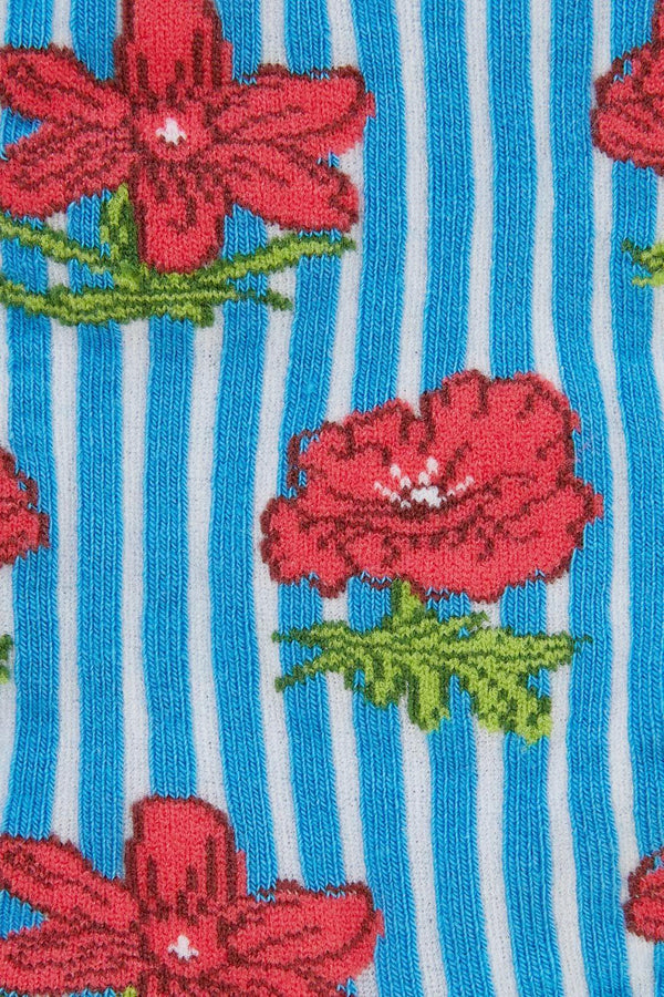 Gorman - Floral Woodblock Sock - multi