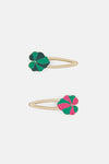 Gorman - Lotus Leaf Hair Clip Set - multi