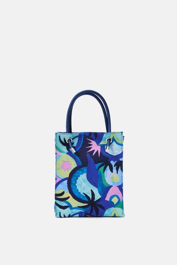 Gorman - Jade Canvas Mini Tote - print