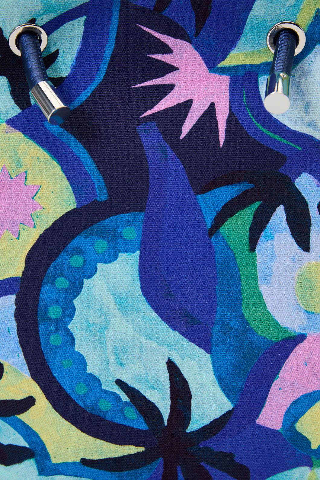 Gorman - Jade Canvas Mini Tote - print