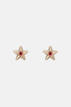 Gorman - Pink Star Earring - gold