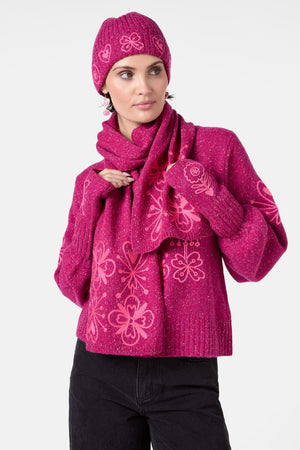 Gorman - Folk Tales Scarf - red