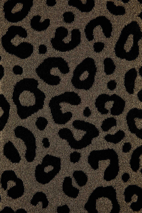 Gorman - Leopard Scarf - black-gold