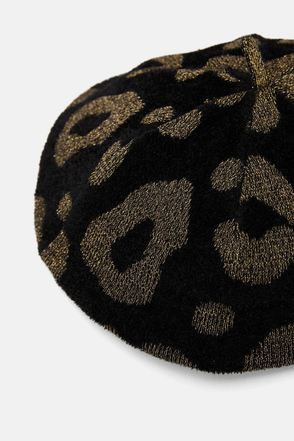 Gorman - Leopard Beret - black-gold
