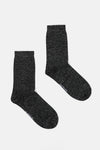 Gorman - Black Wool Sock - black
