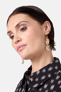 Gorman - Talk To The Hand Earring - gold