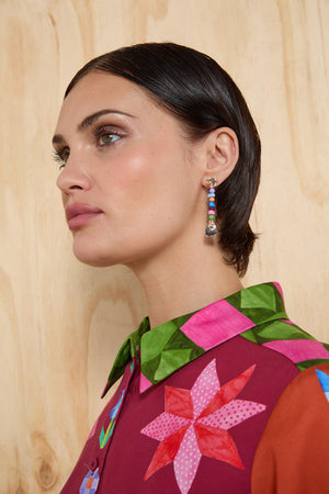 Gorman - Lost And Found Beaded Stud - multi