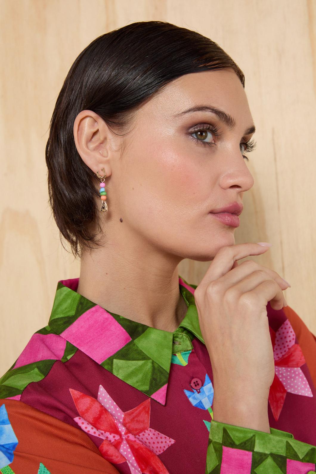 Gorman - Lost And Found Beaded Stud - multi