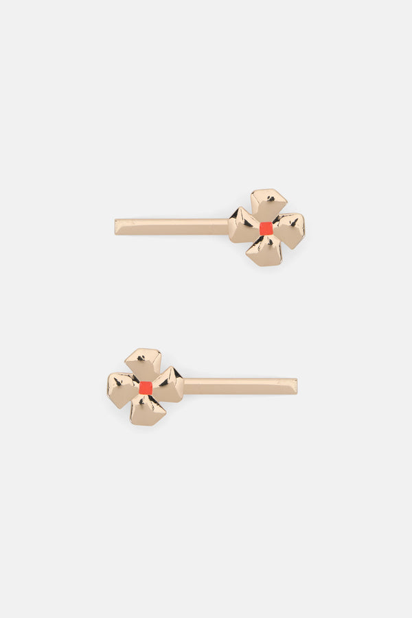 Gorman - Gold Flower Hair Pin S/2 - gold