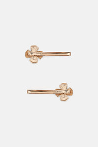 Gorman - Gold Flower Hair Pin S/2 - gold